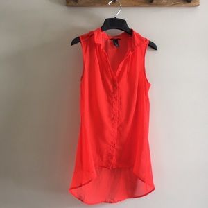 H&M Coral Top